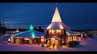 Villaggio di Babbo Natale Rovaniemi in Lapponia Finlandia Circolo polare artico Santa Claus Village [upl. by Gerald79]