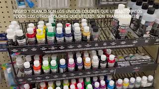 createx paint at HOBBY LOBBY [upl. by Dutchman]