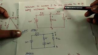 Millmans Theorem  3 problems  in Tamil [upl. by Xyla655]