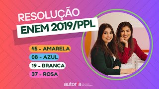 Enem 2019 Reaplicação Enem 2019 PPL  Autoria Linguagem  Questão 45  Linguagens prova amarela [upl. by Waterer]