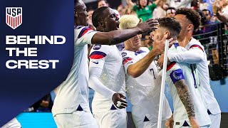 BEHIND THE CREST  USMNT Beats Mexico to Advance to Nations League Final [upl. by Ellennahs]