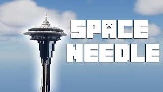 Space Needle  Minecraft Timelapse [upl. by Renrag]