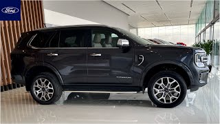 New Ford Everest 2024 Top SUV Titanium  Ultra Comfortable interior [upl. by Ardnuhsed656]