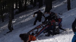 Crashes and Carnage from the Jackson Hole Hill Climb 2022 [upl. by Laughlin909]