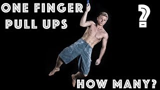 How many one finger pull ups can I do [upl. by Nally]