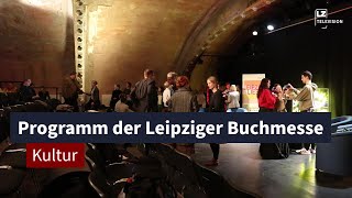 Programm der Leipziger Buchmesse 2024  LZ TV Kultur [upl. by Falda]