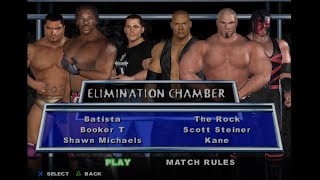 Batista win Elimination Chamber with his own style PS 2 2003 [upl. by Sera]