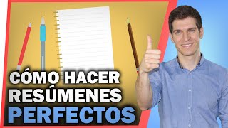 Cómo hacer RESÚMENES FÁCILES y Organizados Para ESTUDIAR MEJOR 10 Tips  Técnica Secreta [upl. by Lavelle586]