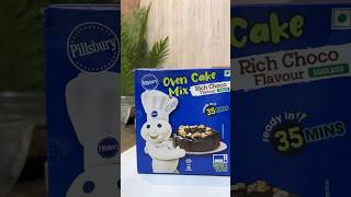 Trying Pillsbury Oven Cake Mix trending review viralvideo shorts cake youtubeshorts food [upl. by Rozina590]