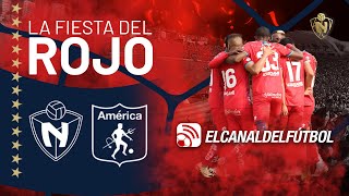 CD EL NACIONAL VS AMÉRICA DE CALI l LA FIESTA DEL ROJO 2024 [upl. by Nirek]