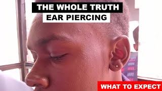 Ear piercings What To Expect Process [upl. by Fortunato605]