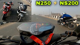 NS200 vs N250  DRAG RACE 🔥 GUESS THE WINNER [upl. by Eislehc]