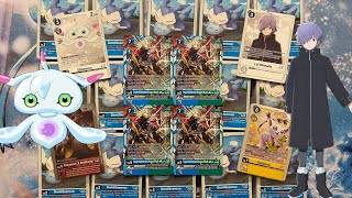 Digimon Card Game BT14 Blast Ace Prerelease Items DA02 movie the Beginning Tutorial Deck Showcase [upl. by Naeruat]