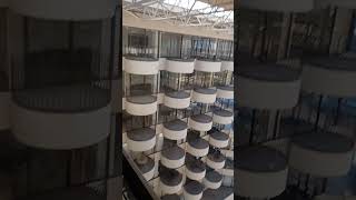 View from INSIDE elevator in the Galleria MallHouston TX [upl. by Kwon760]