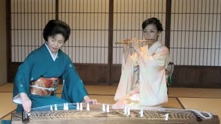 Traditional japanese Music Miyabi Shinobue meets Koto  tradionelle japanische Musik [upl. by Awahsoj]