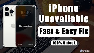 iPhone Unavailable Unlock In Minutes  Why And How to Fix iPhone Unavailable Error 100 Works [upl. by Leahcym]