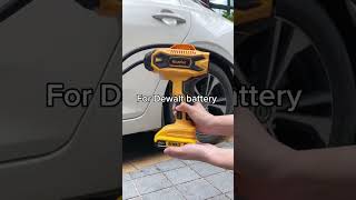 THIS Tire Inflator with SOS light for dewalt shorts inflation tools [upl. by Idalina399]