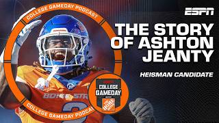 How HEISMAN CANDIDATE Ashton Jeanty landed at Boise State 🤔  College GameDay Podcast [upl. by Sandro]