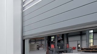 Hormann Insulated High Speed Roller Door [upl. by Akeirahs974]