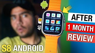 Dont Buy  😡  S8 4G Android Ultra ⚡ 1 Month Usage Review 😳  Android Smart Watch ⌚  Watch [upl. by Niasuh]