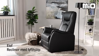 Fåtölj Elof Recliner med lyfthjälp Mio [upl. by Eatnoed58]