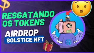 🚨 RESGATANDO AIRDROP SOLSTICE NFT  TOKENS LENZ [upl. by Ahsauqal]