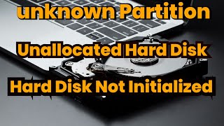 Hard Disk Unallocated Recovery  lost partition recovery  Hard Disk not initialized  DiskDrill [upl. by Carolin]