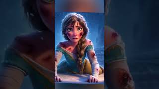 Elsas mother was injured and Elsa tried hard to live Elsa Princess elsafrozen shorts virals [upl. by Campball]