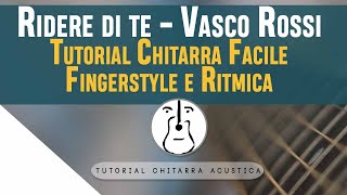 Ridere di te  Chitarra acustica  Tutorial [upl. by Arbba]