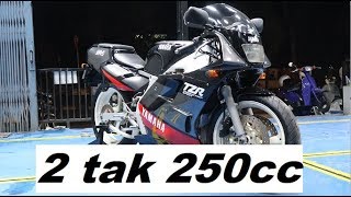 YAMAHA TZR 250  2 TAK 250cc w EVANTOTS VLOG 110 [upl. by Llehsyar616]