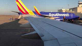 Southwest Airlines Takeoff Nashville  Boeing 7377H4 [upl. by Arten]