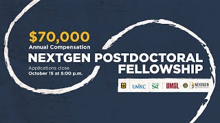 NextGen Postdoctoral Fellowship Info Session Sept 13 [upl. by Domella824]