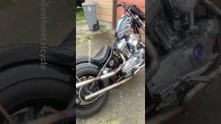 Sportster 1275 harleydavidson chopper lowbrowcustoms deathmetalcycle biker custom [upl. by Norine]