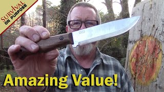 You Wont Believe This 40 Survival Knife  BPS Knives Adventurer [upl. by Atsillac240]