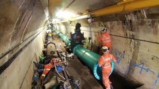 Talybont Reservoir  Valve Replacement TimeLapse [upl. by Pentheam651]