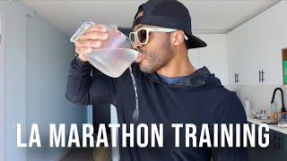 Training for the 2024 LA Marathon  3 Session Day [upl. by Cuthburt]