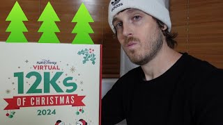 Run Disney Virtual 12Ks of Christmas Challenge 2024 Unboxing [upl. by Beaufert]