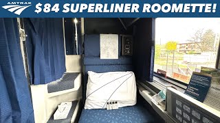 84 PRIVATE ROOM Amtrak Superliner Roomette Trip Report [upl. by Cristian]