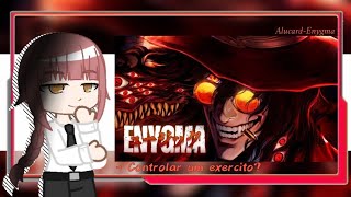 Chainsaw Man React Procurar e Destruir  Alucard Hellsing  Enygma [upl. by Lipps]