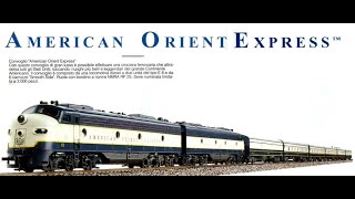 Rivarossi quotAmerican Orient Expressquot on Temporary DC Bachman EZ TRACK [upl. by Rehpotsihc801]