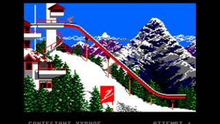 AMSTRAD CPC Winter Games  Longplay amp Review [upl. by Demaria678]