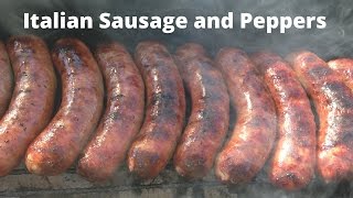 Italian Sausage amp Peppers Recipe  How to Grill Italian Sausage Malcom Reed HowToBBQRight [upl. by Inalej]