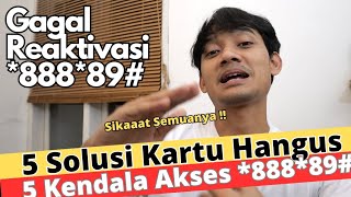 5 Solusi Mengaktifkan Kartu Hangus Telkomsel Kendala Gagal Reaktivasi 88889  Jelajah Tech [upl. by Eugenio582]