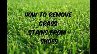 How to remove grass stains from shoes [upl. by Nylecyoj746]