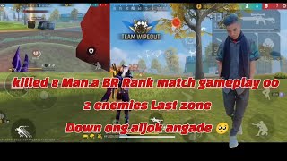 2 Last Enemies sanjok mig Down onga br Rank match 8 killed Manba😱 [upl. by Assyn]