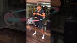 🏋️‍♂️ Lamine Yamal se Recupera con Estilo en el Gym 🔄🎯 con un hula hoop [upl. by Phenice]