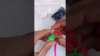 Creating Adorable Clay Teddy Bears  Art and Craft Tutorial shorts shortvideo viral clay diy [upl. by Notseh]