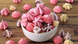 Meringue kisses Recipe  How to Make Meringue Cookies [upl. by Leland]