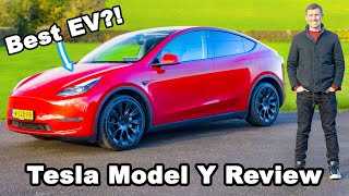 Tesla Model Y 2022 review  the BEST electric SUV [upl. by Tallie258]