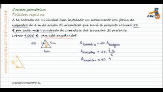 Cuerpos Geométricos Poliedros regulares 3º de ESO matemáticas [upl. by Rehctelf618]